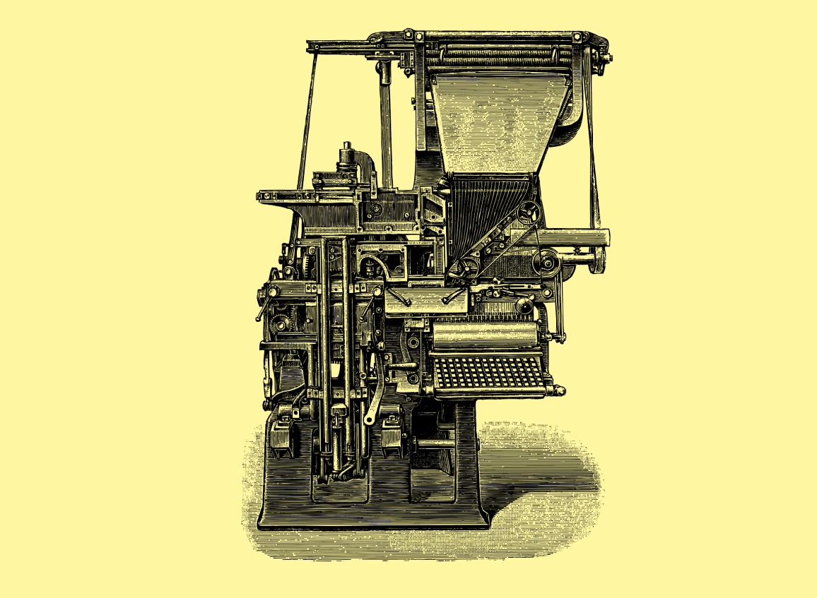 Sabes qué es la Linotipia? Uno de los oficios perdidos de las artes  gráficas – Graficatessen