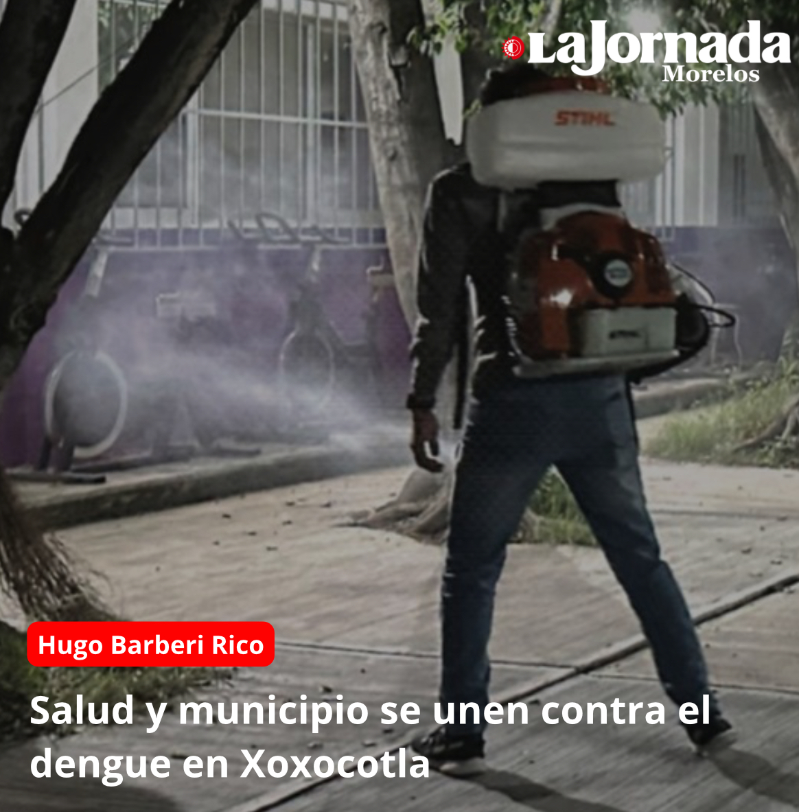Salud y municipio se unen contra el dengue en Xoxocotla
