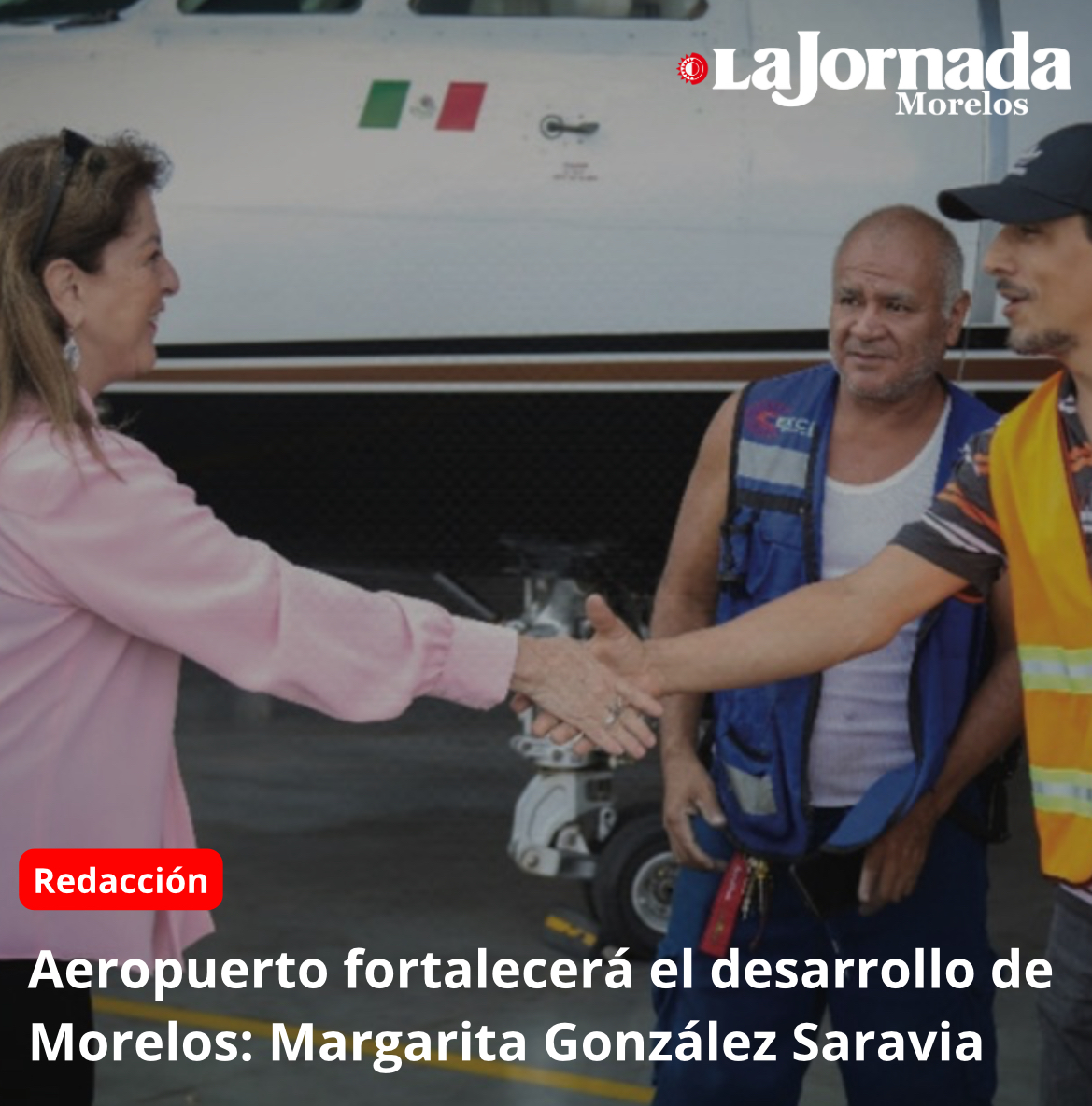 Aeropuerto fortalecerá el desarrollo de Morelos: Margarita González Saravia