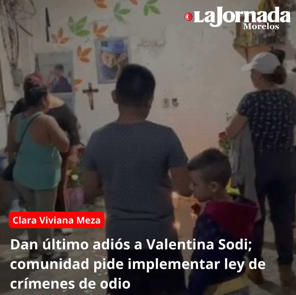 Dan último adiós a Valentina Sodi; comunidad pide implementar ley de crímenes de odio