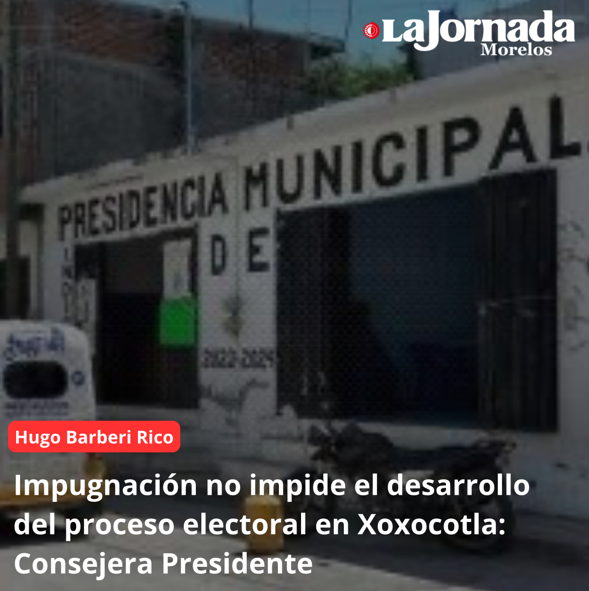 Impugnación no impide el desarrollo del proceso electoral en Xoxocotla: Consejera Presidente