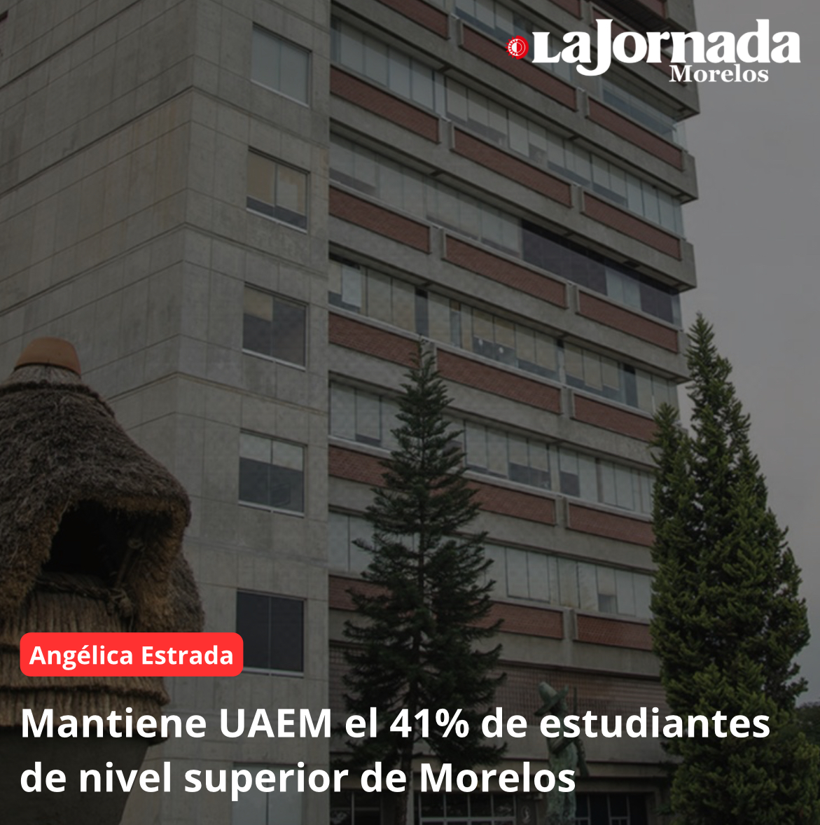 Mantiene UAEM el 41% de estudiantes de nivel superior de Morelos