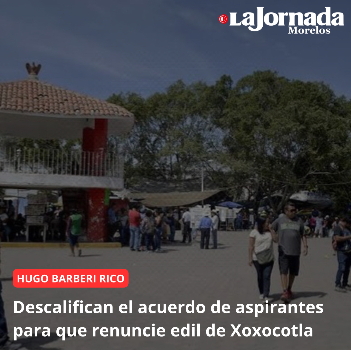 Descalifican el acuerdo de aspirantes para que renuncie edil de Xoxocotla