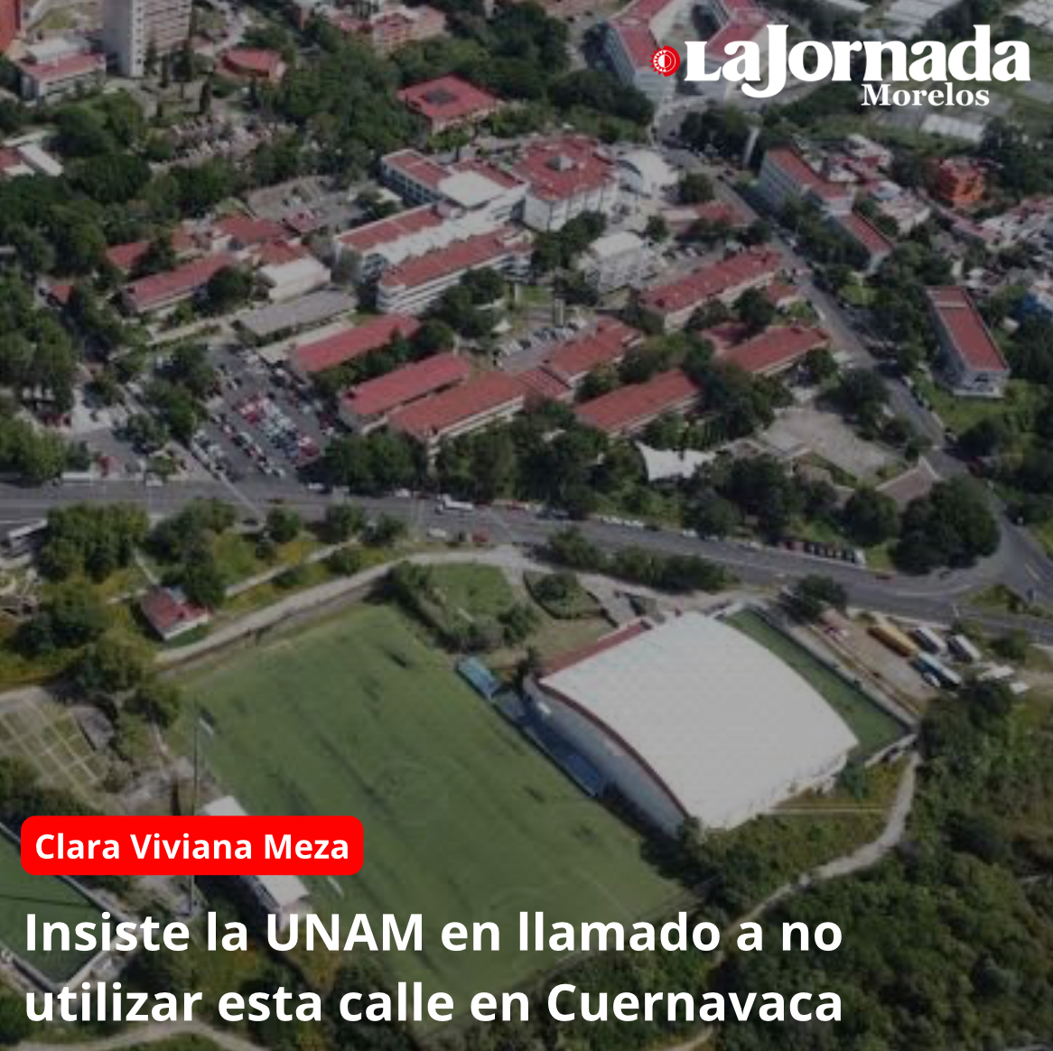 Insiste la UNAM en llamado a no utilizar esta calle en Cuernavaca